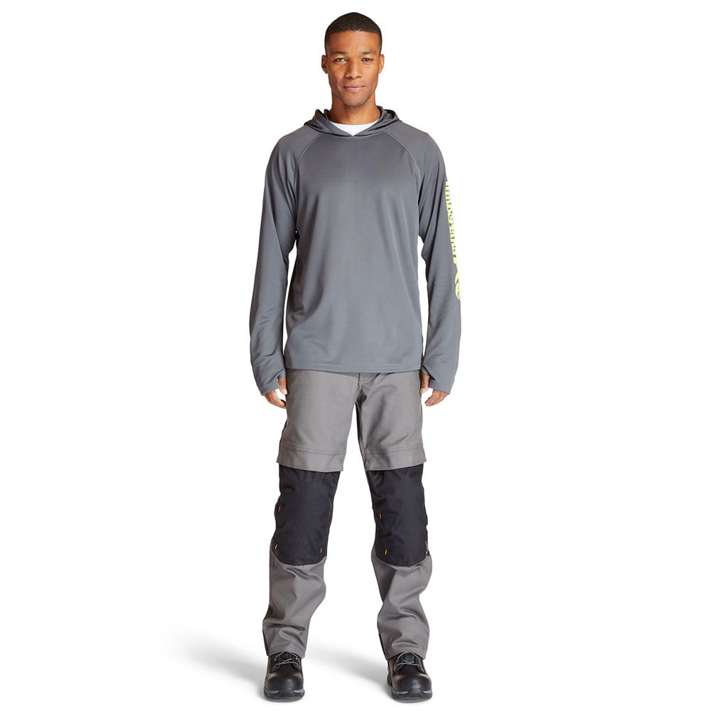 Sudadera Timberland Hombre Pro® Wicking Good Hoodie Gris Oscuro - Chile GAJ-604327